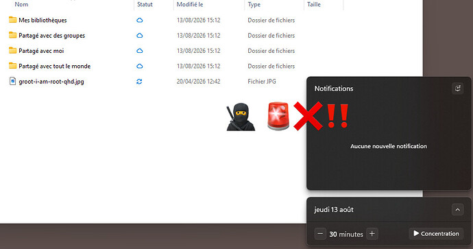 No Alert msg on Win11 wrong copy location